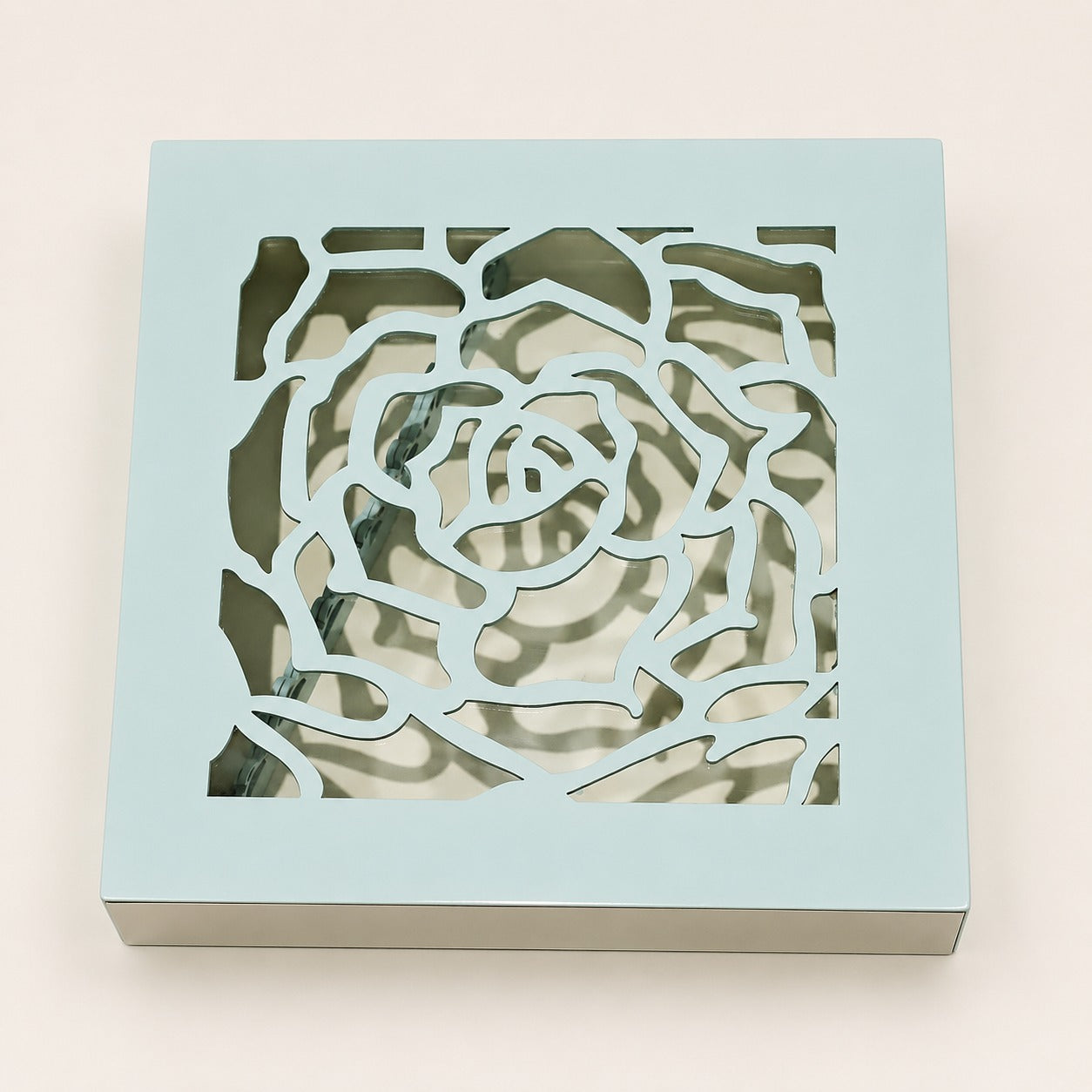Decorative Floral Metal Storage Box