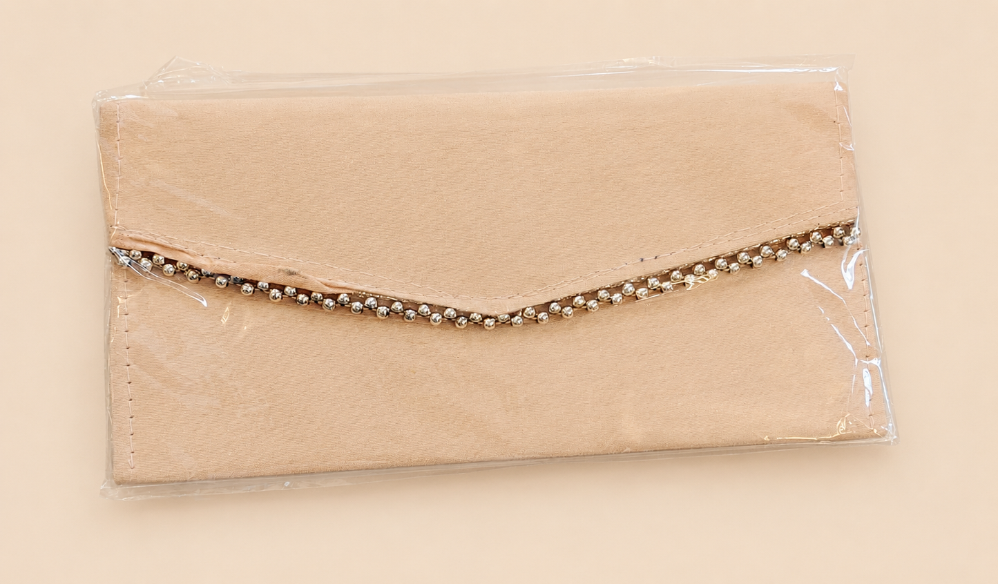 Elegant Pearl Envelope Clutch