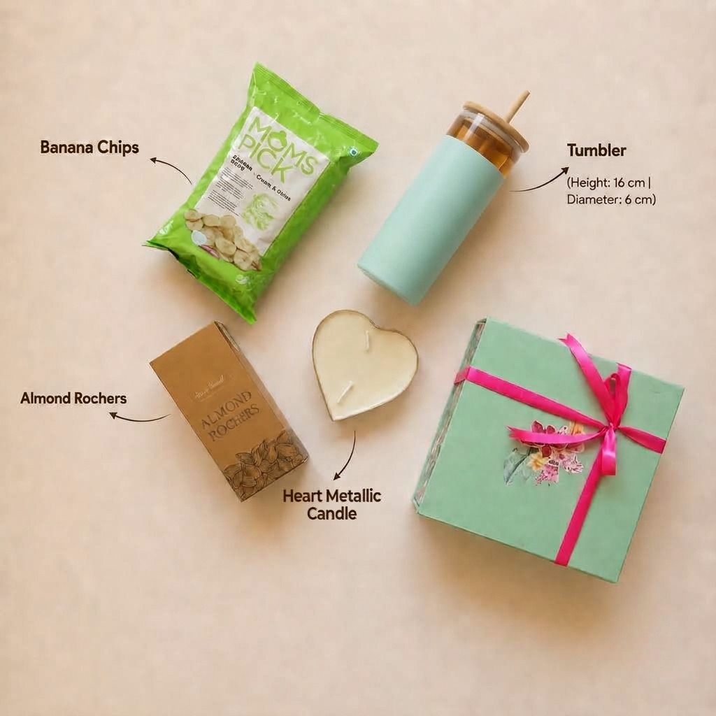 Mint Green Floral Box