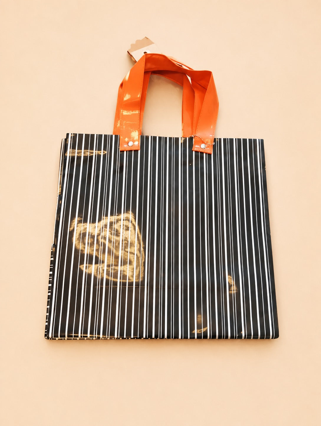 Black & White Striped Gift Bag