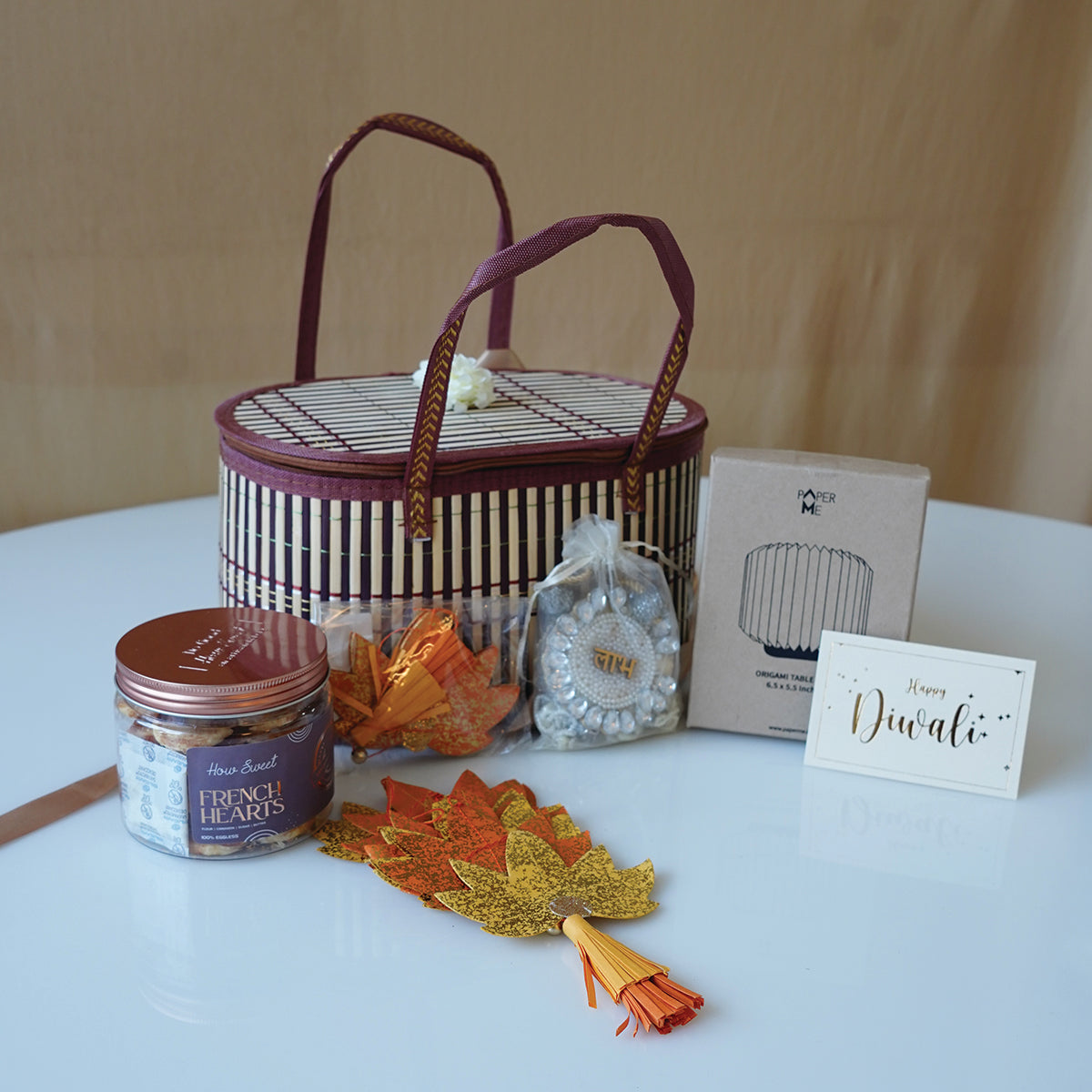 Rustic Bamboo Woven Gift Hamper