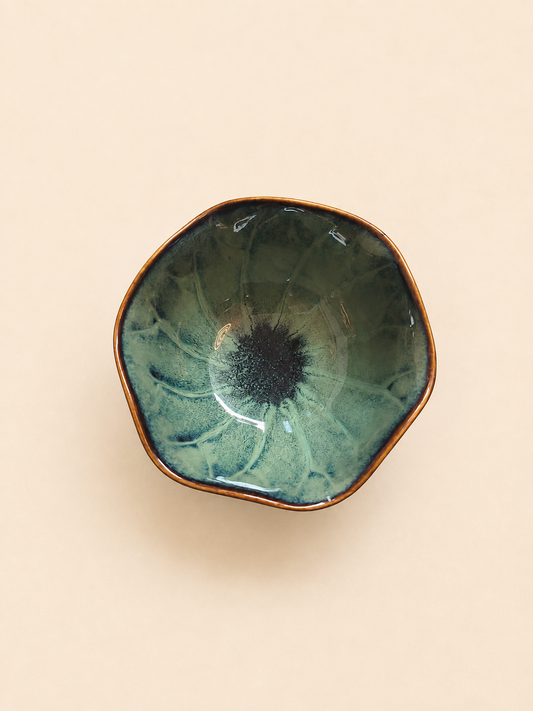 Ocean Glaze Ceramic Bowl