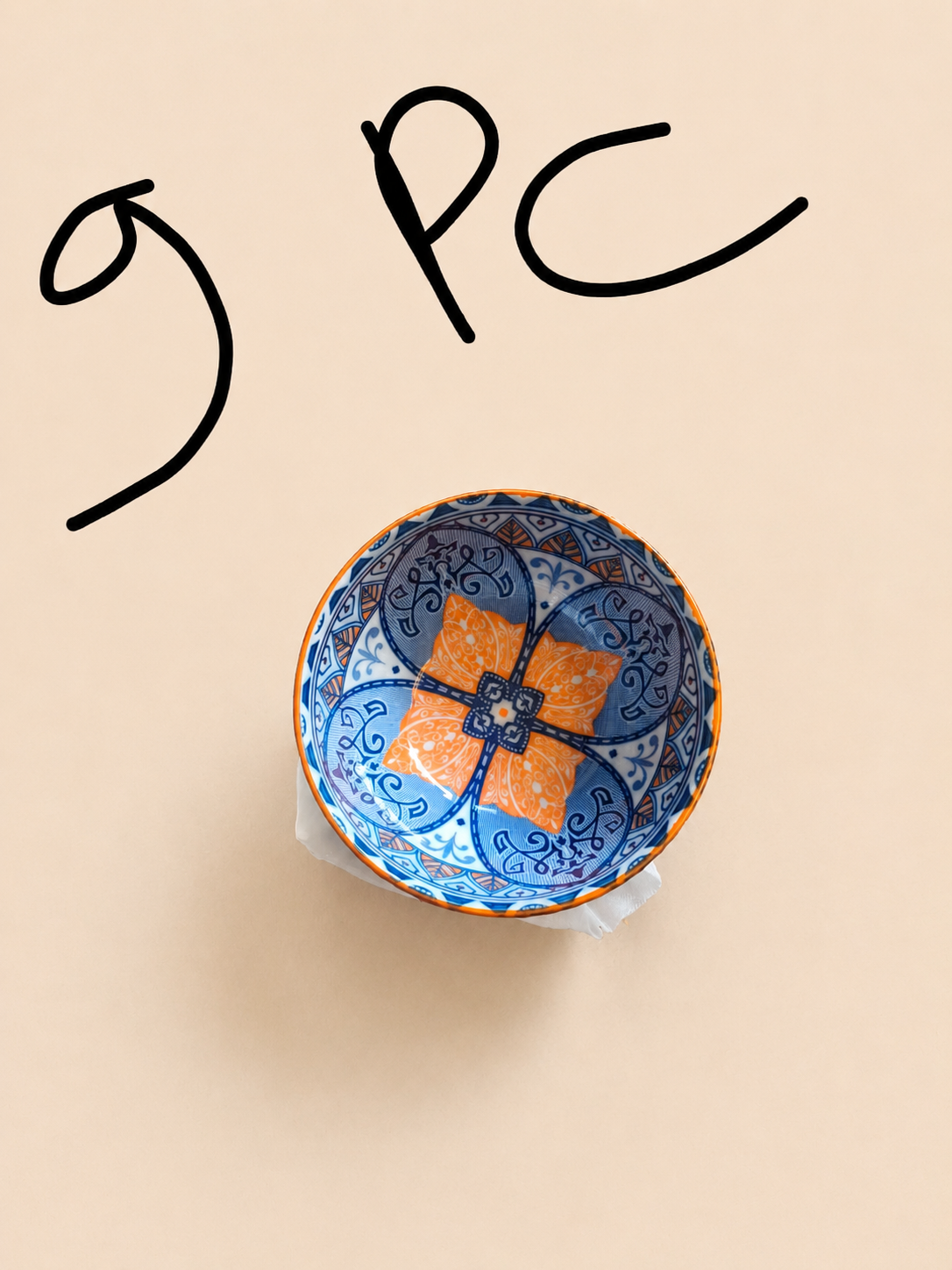 Blue Moroccan Ceramic Bowl