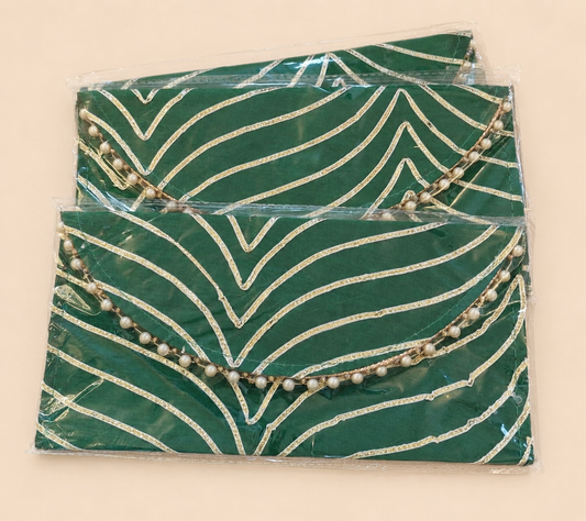 Emerald Pearl Potli Gift Bag