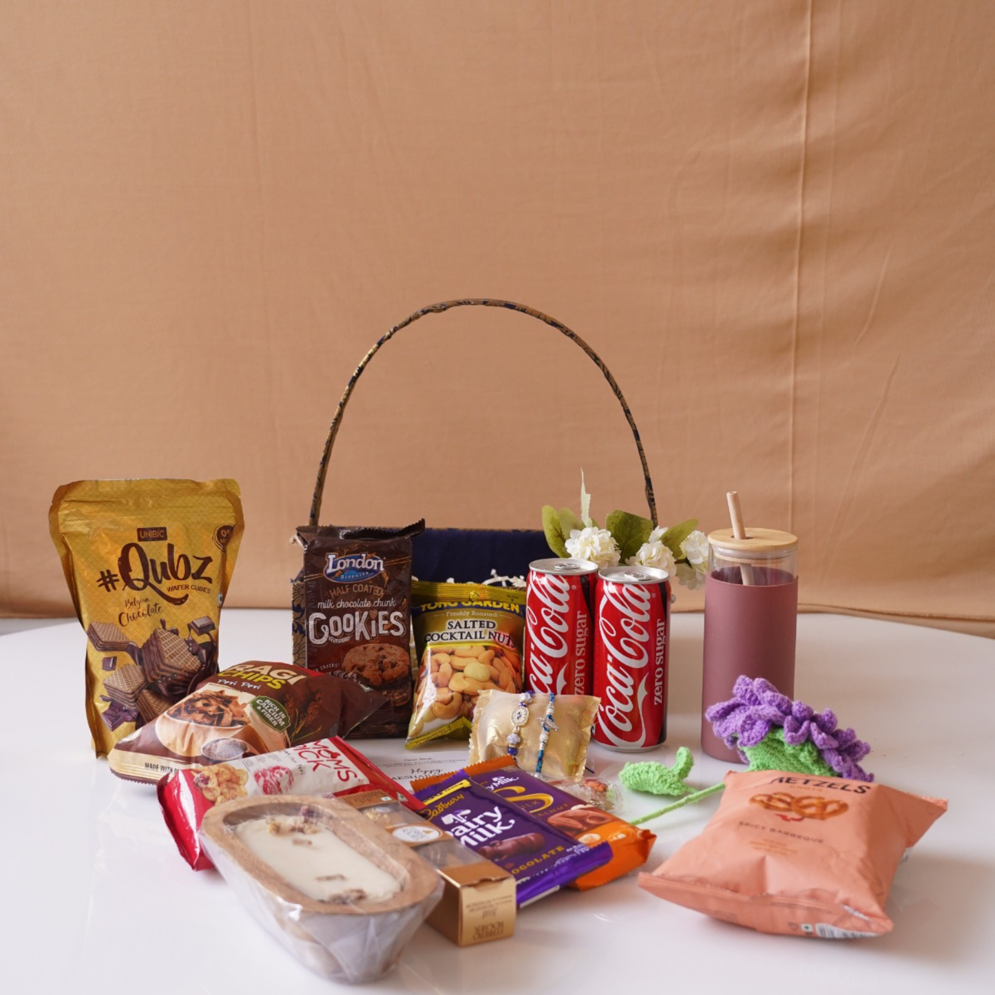 Royal Brocade Rakhi Hamper