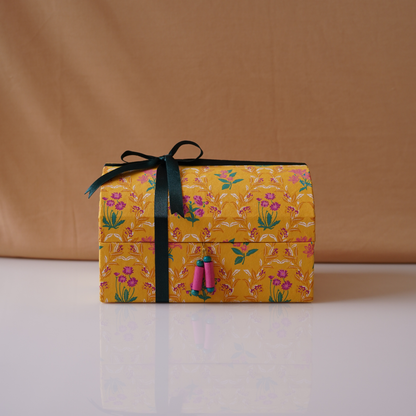 Floral Fabric Trunk Box