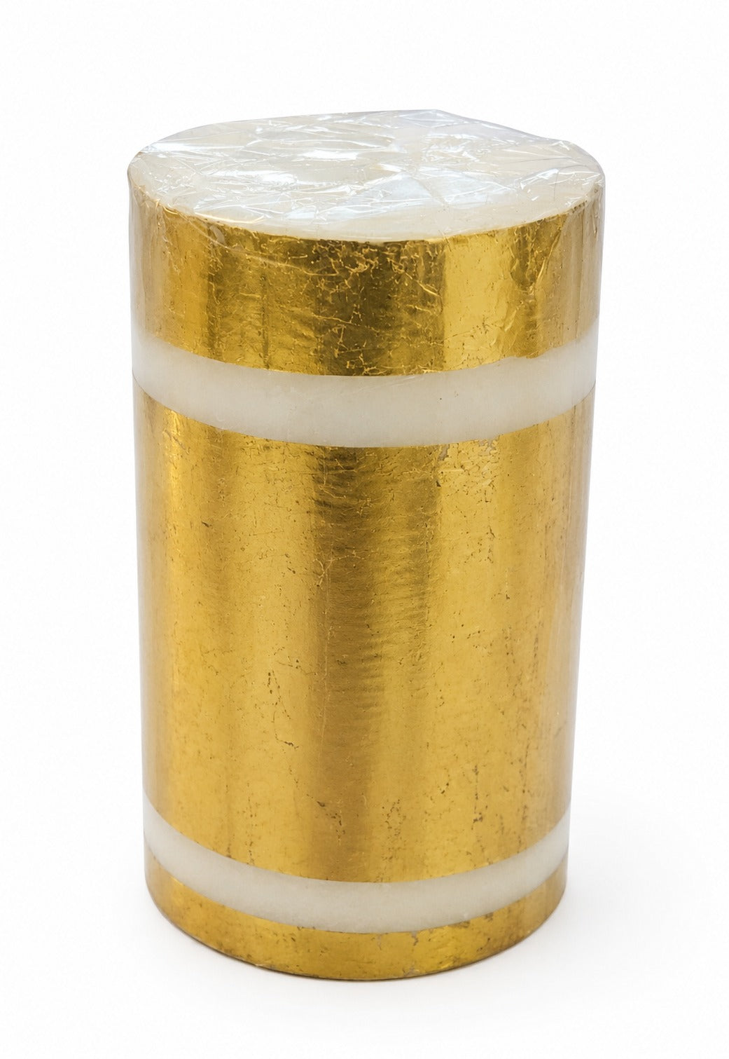 Gold Marble Decorative Storage Jar