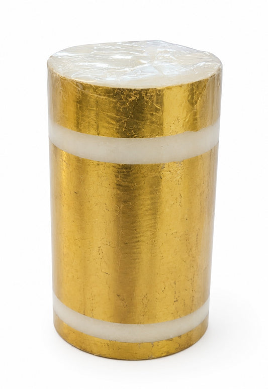 Gold Marble Decorative Storage Jar