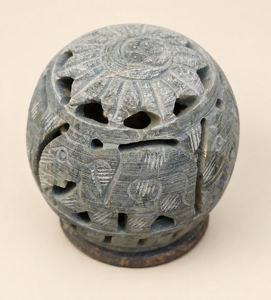 Floral Decorative Storage Jar