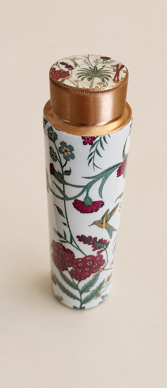 Floral Decorative Storage Jar