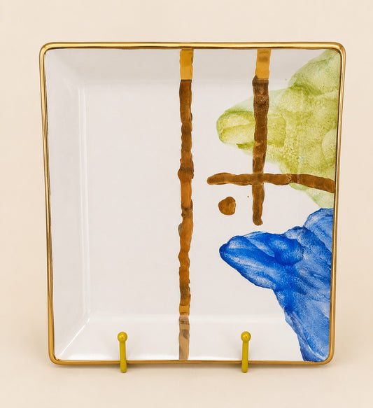 Decorative Ceramic Serving Plate