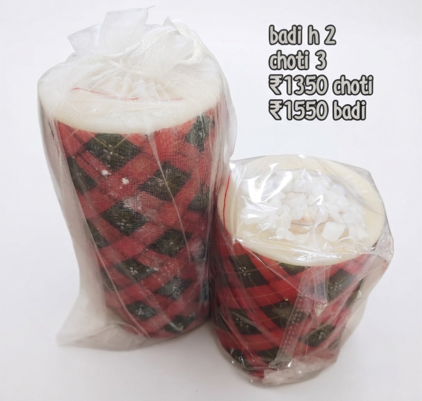 Decorative Pillar Candle Set