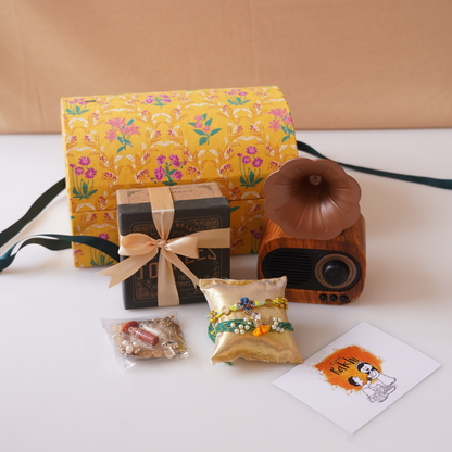 Floral Fabric Trunk Box