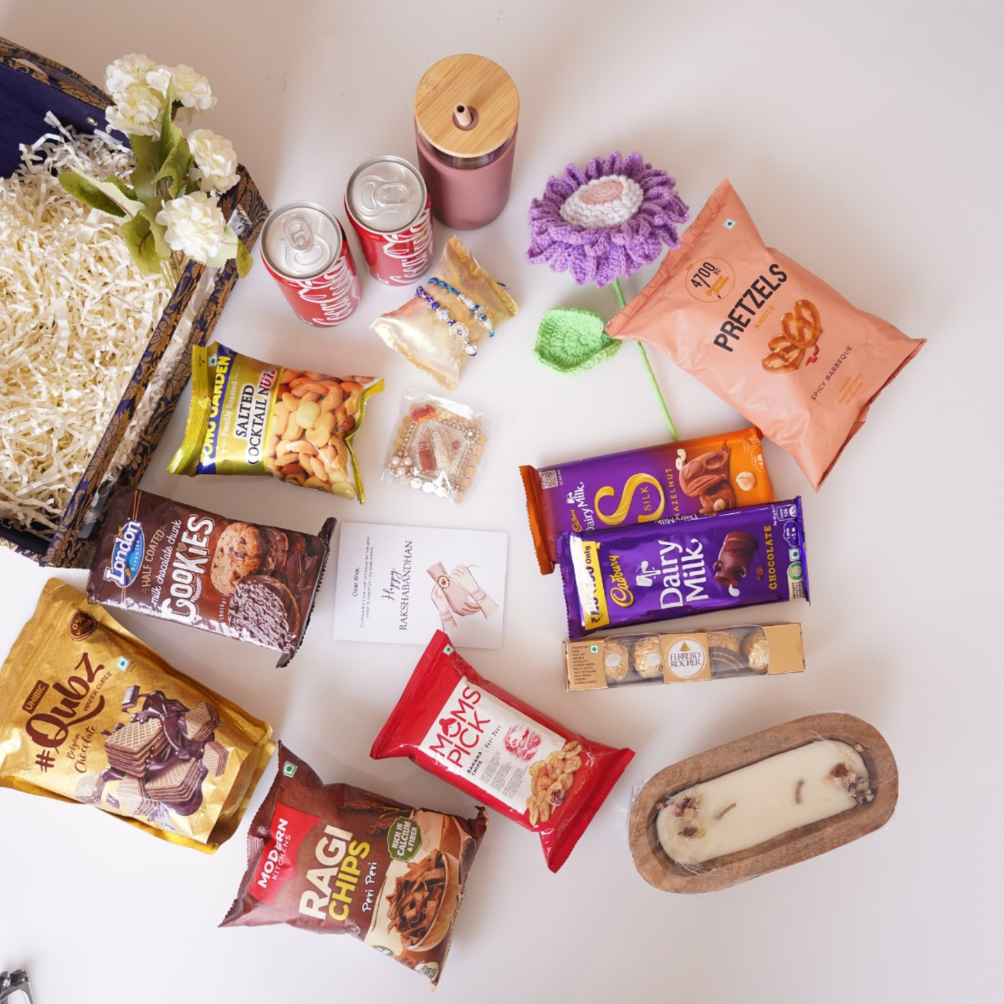 Royal Brocade Rakhi Hamper
