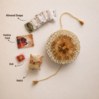 Luxe Round RakhiHamper