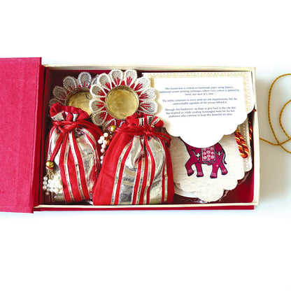 Crimson Gold Festive Gift Box