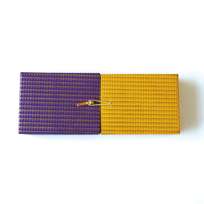 Royal Purple & Gold Textured Envelope