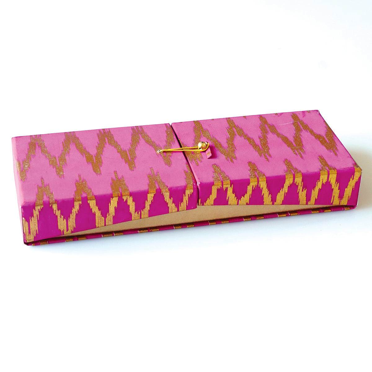 Fuchsia & Gold Chevron Festive Hamper