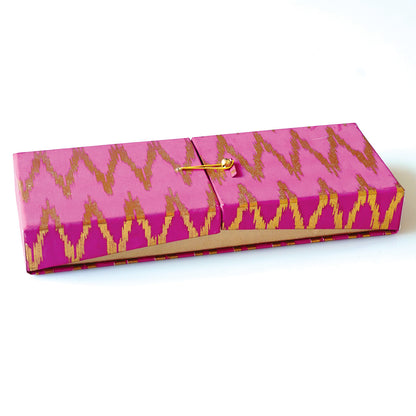 Fuchsia & Gold Chevron Festive Hamper