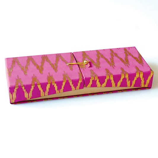 Fuchsia & Gold Chevron Festive Hamper