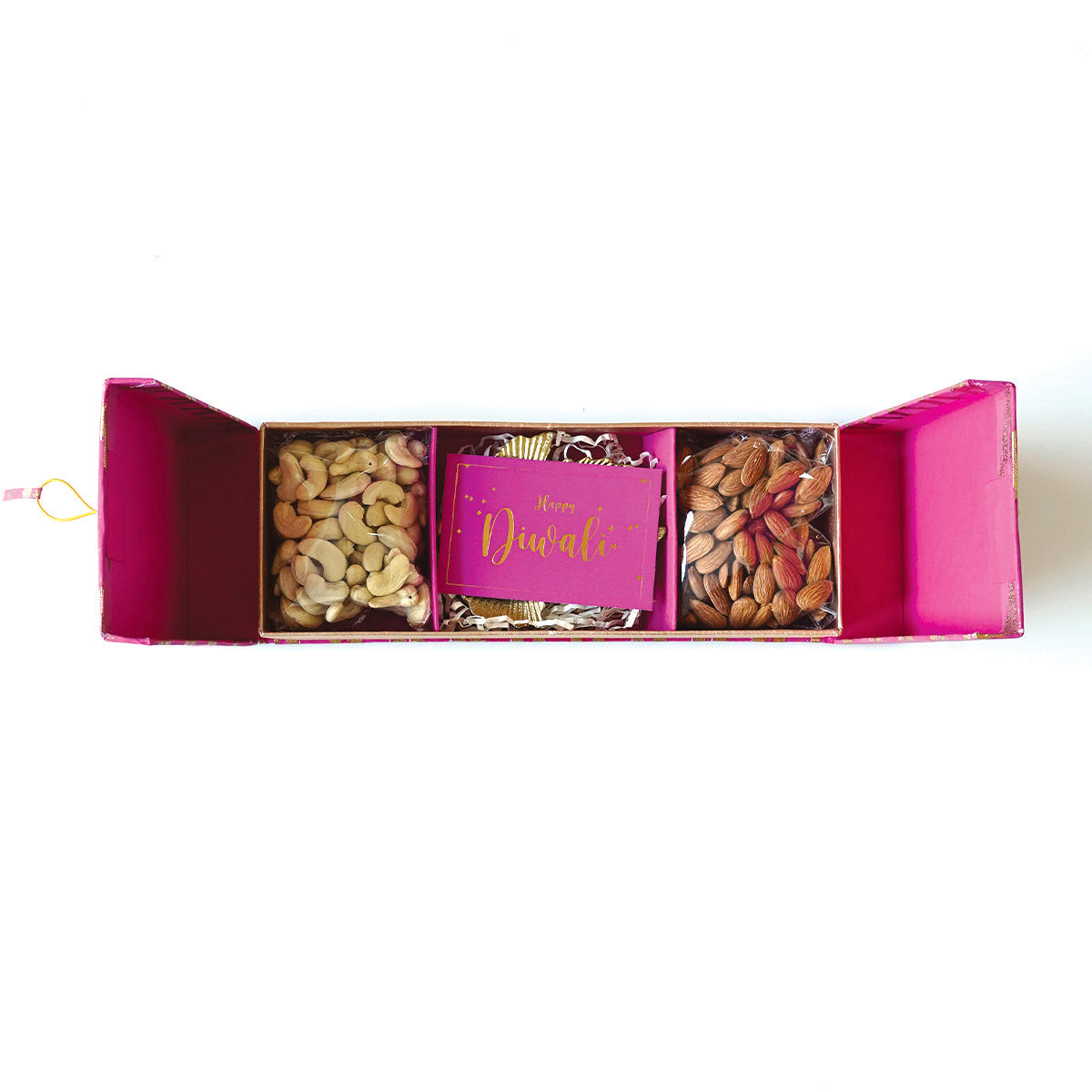 Fuchsia & Gold Chevron Festive Hamper