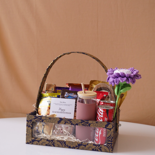Royal Brocade Rakhi Hamper