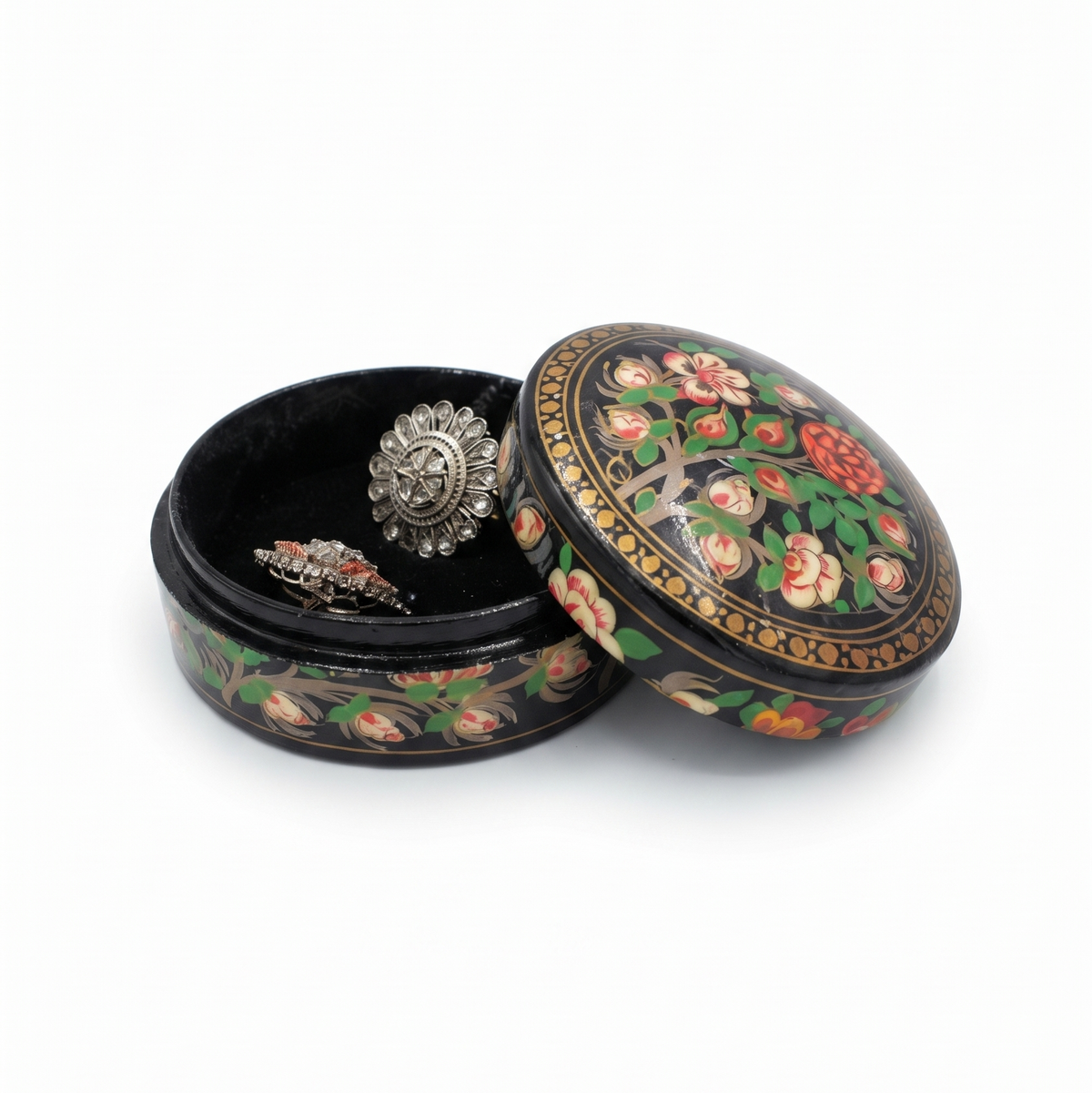 Kashmiri Paper Mache jewellery box