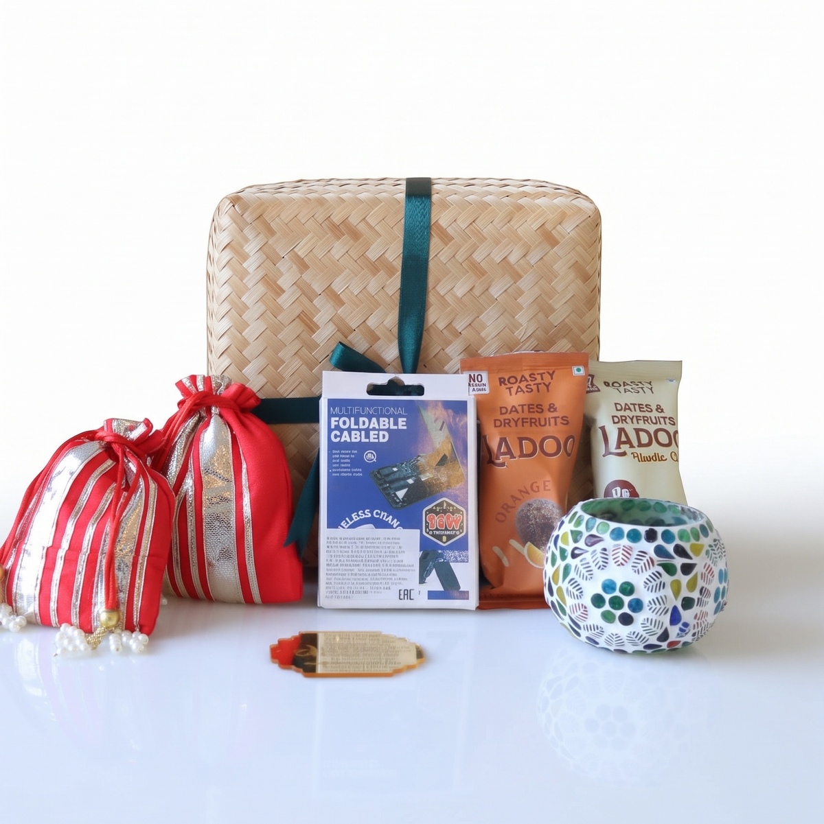 Diwali Golden weave Gift Hamper - simple & premium