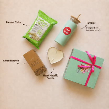 Mint Green Floral Box