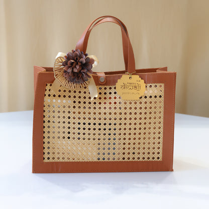The Boho-Chic Cane Hamper