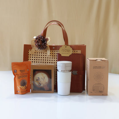 The Boho-Chic Cane Hamper