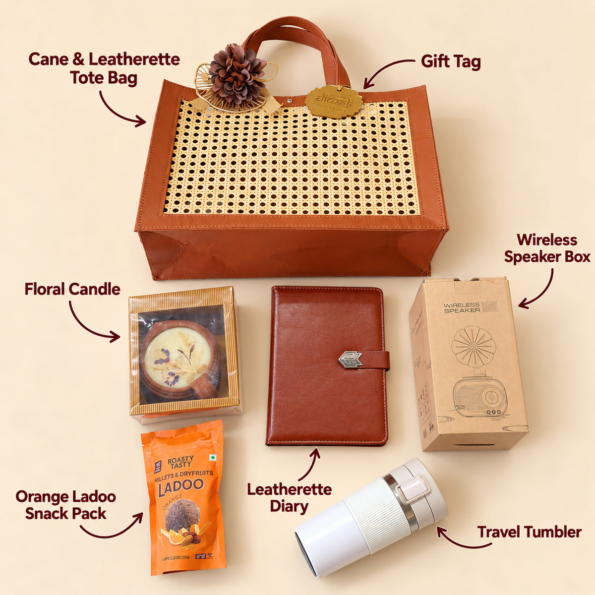 The Boho-Chic Cane Hamper