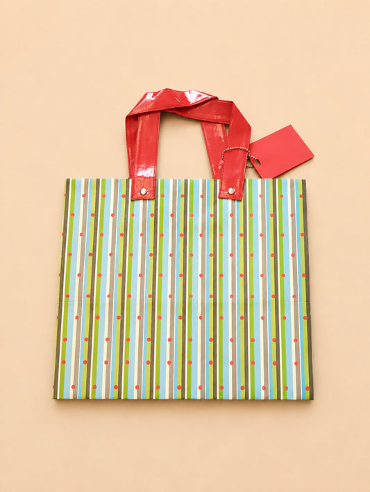 Colorful Striped Gift Bag