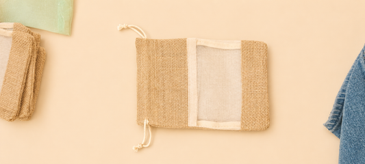 Natural Jute Drawstring Gift Pouch
