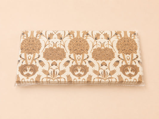 Vintage Floral Damask Printed Rectangular Tray