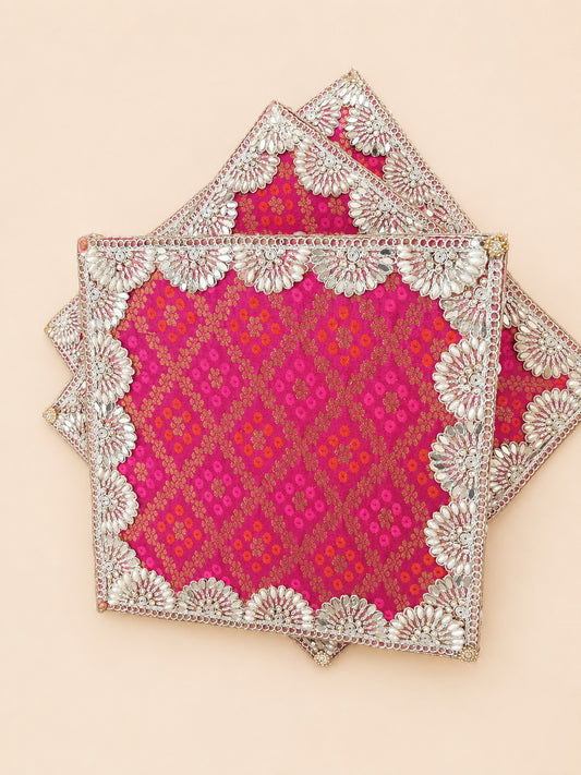 Pink Embroidered Traditional Gift Envelope