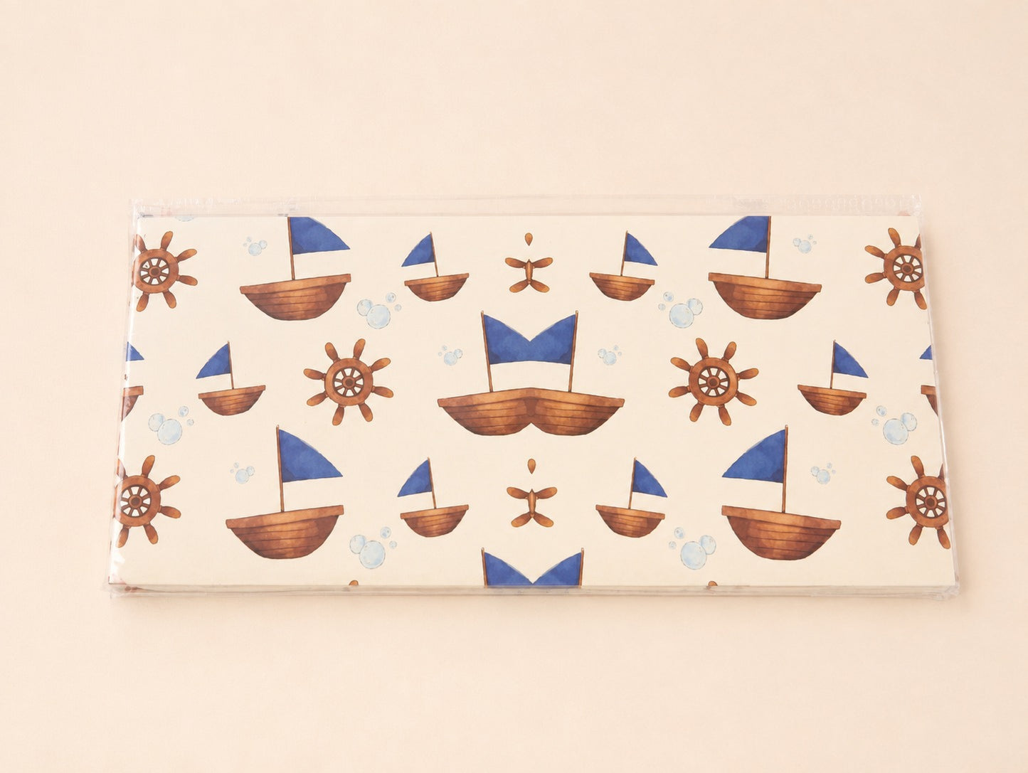 Nautical Printed Acrylic Rectangular Tray