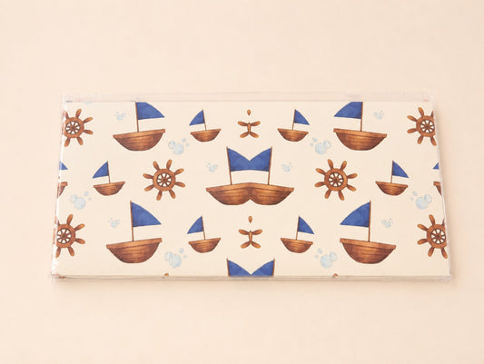 Nautical Printed Acrylic Rectangular Tray