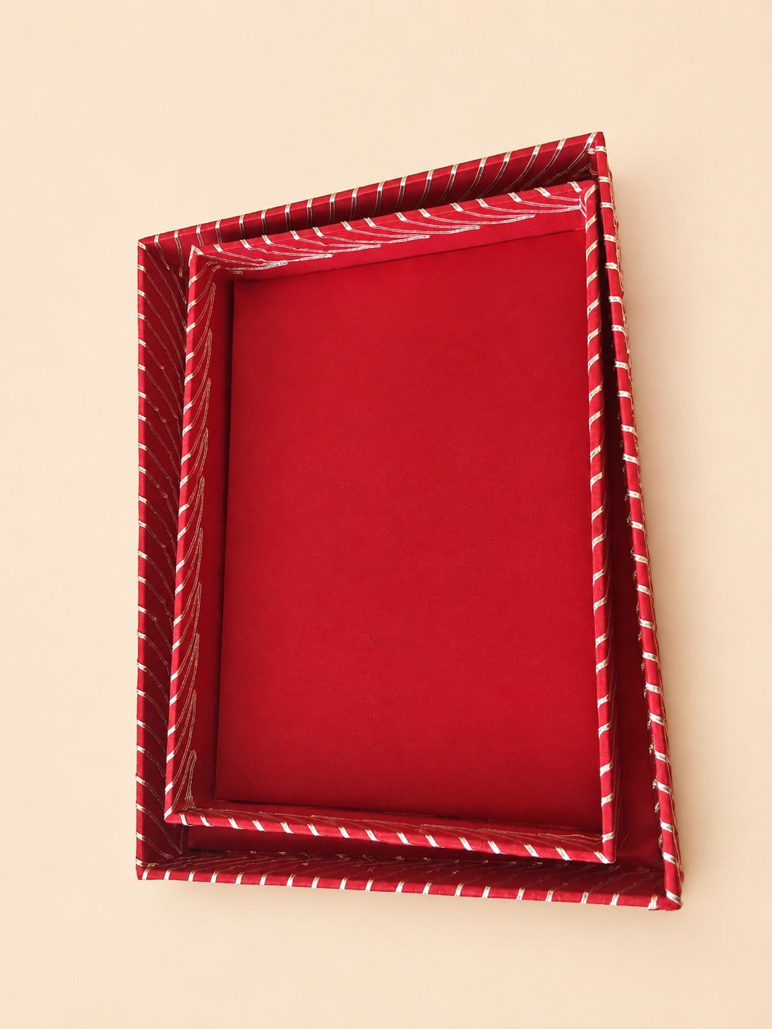 Red Decorative Paper Tray