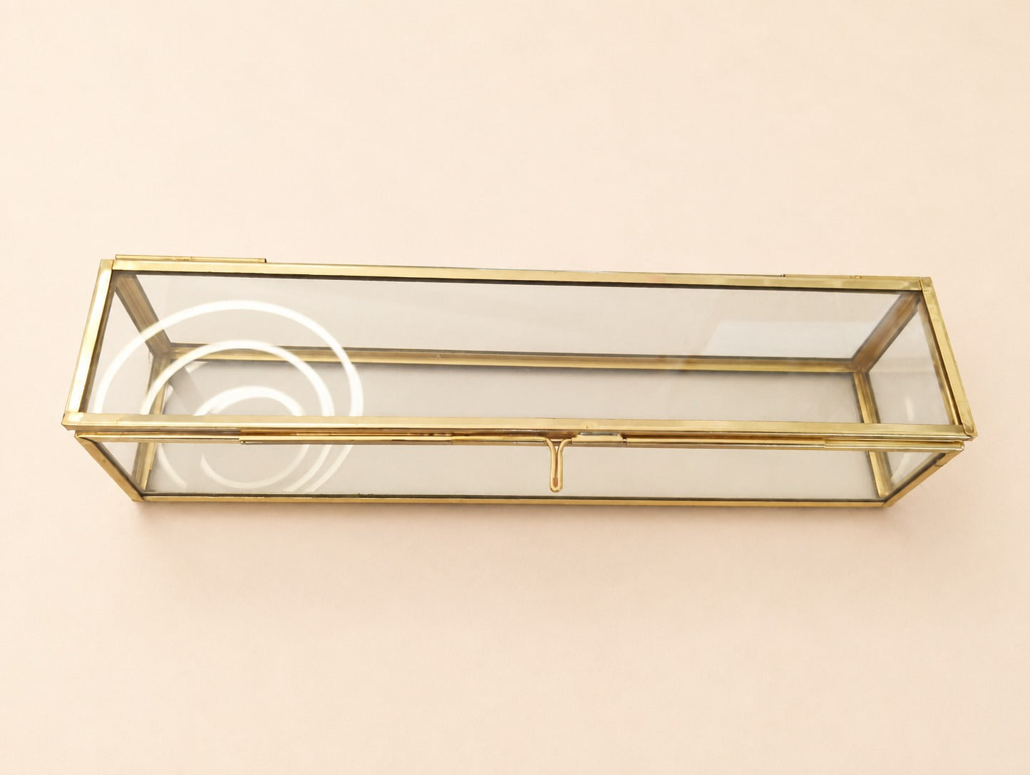 Gold-Framed Glass Display Box