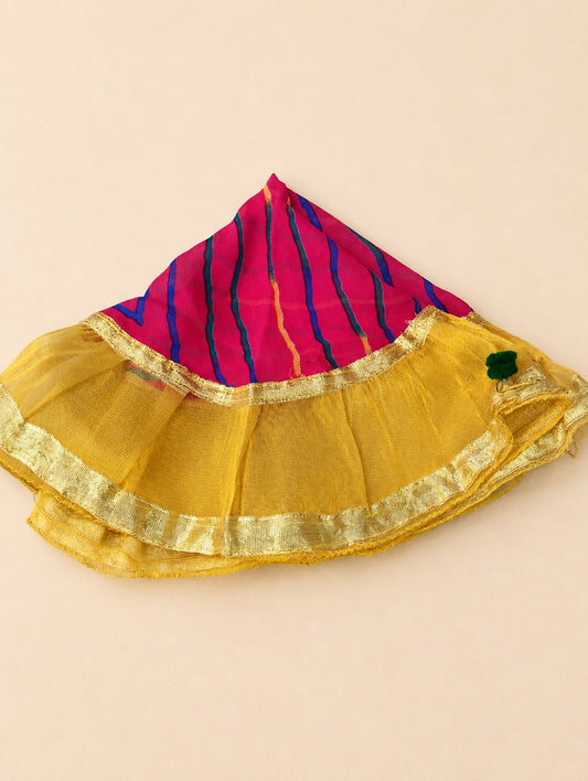 Traditional Yellow & Pink Decorative Potli Bag