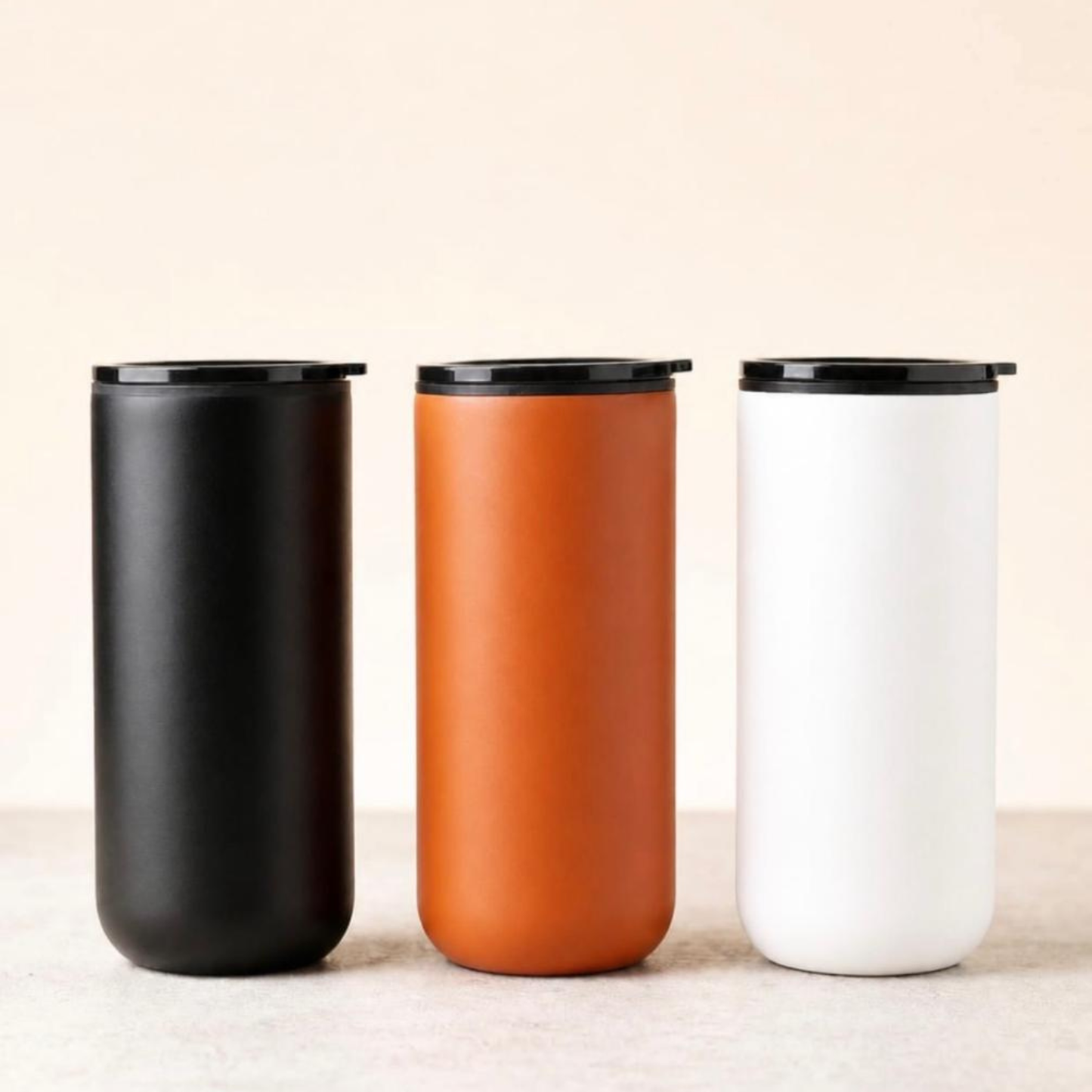 Insulted metallic mug