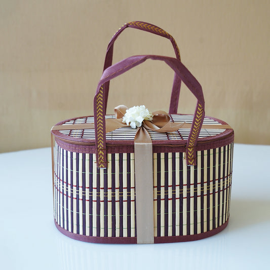 Rustic Bamboo Woven Gift Hamper