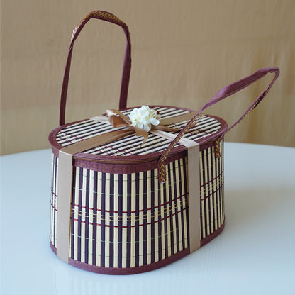 Rustic Bamboo Woven Gift Hamper