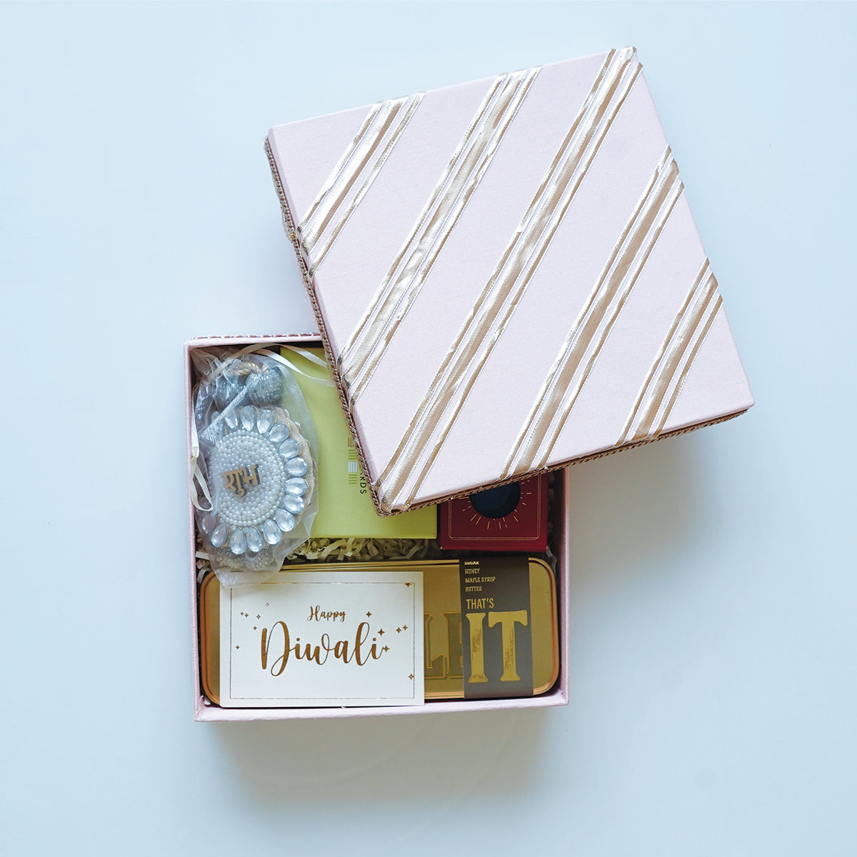 Soft Pink & Gold Gota Box