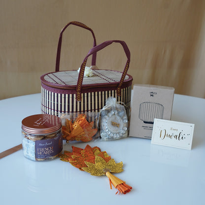 Rustic Bamboo Woven Gift Hamper